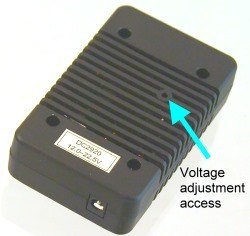 Voltage adjustment access port