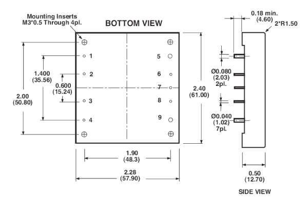 Click here for a larger view of the DC/DC converter drawing