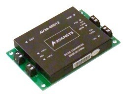 AV30-48D12 plus and minus 12 volt output, 48 volt input with circuit board