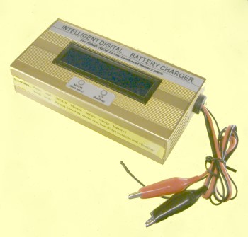 Universal battery charger for lead acid, NiMH, NiCad and Li-ion batteries