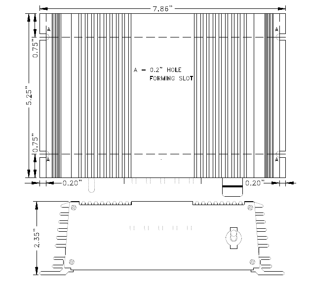 drawing of the 12V to 12V DC/DC converter